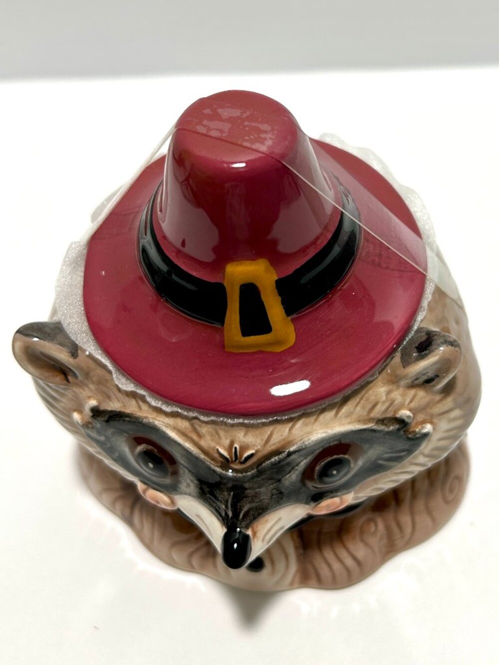 NWT 2026 Release Johanna Parker Pilgrim Raccoon storage jar - Picture 5 of 6